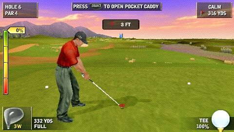 Tiger Woods PGA Tour screenshot 4 for PSP